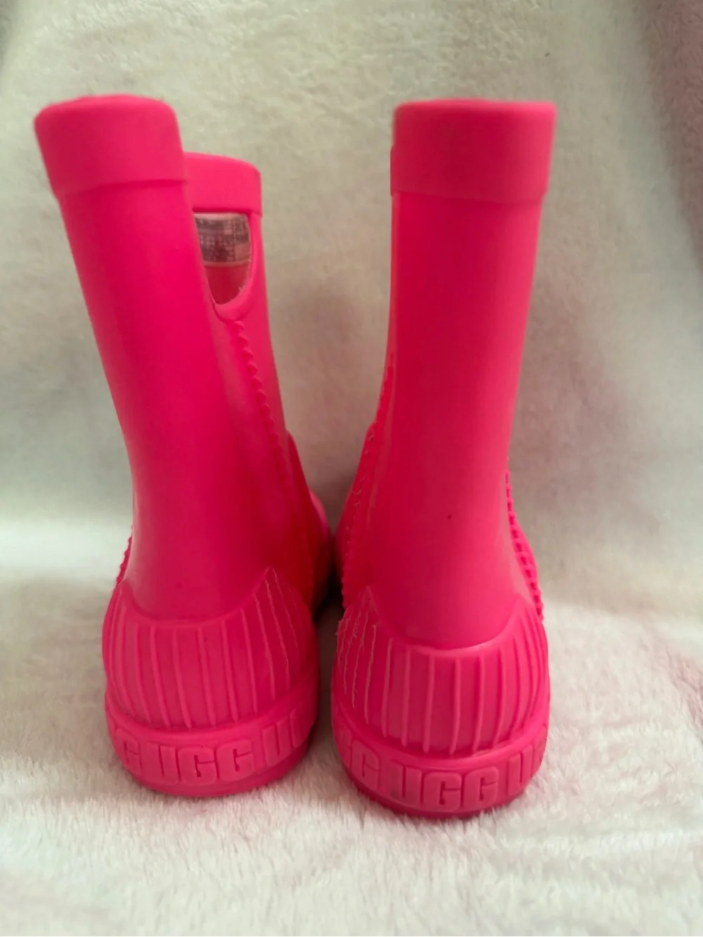 UGG Drizlita Hot Pink Waterproof Rain Boots Kids Size 9